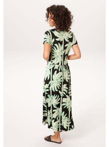 Aniston Jurk zwart/groen