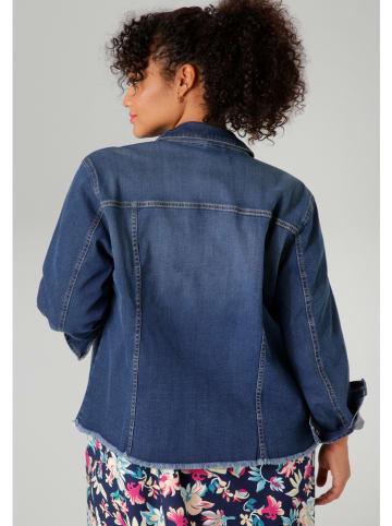 Aniston Jeansjacke in Dunkelblau