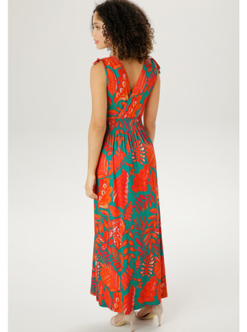 Aniston Jurk rood/groen