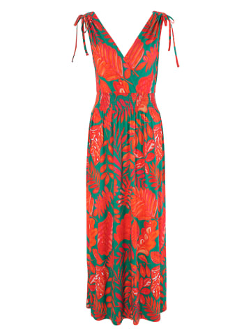 Aniston Kleid in Rot/ Grün