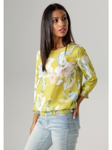 Aniston Blouse citroengroen