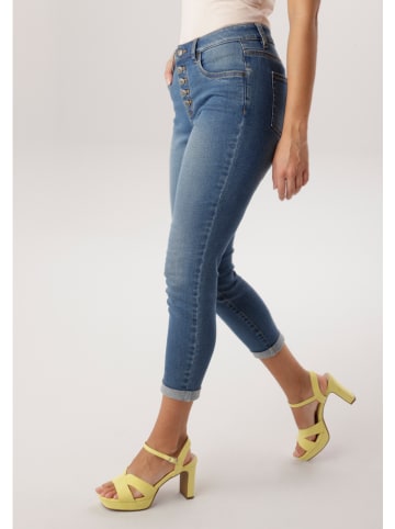 Aniston Spijkerbroek - skinny fit - blauw
