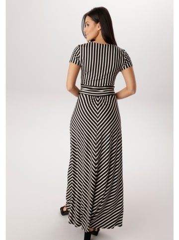 Aniston Kleid in Schwarz/ Weiß