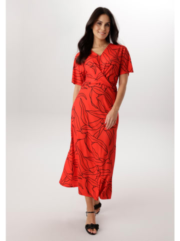 Aniston Jurk rood/zwart
