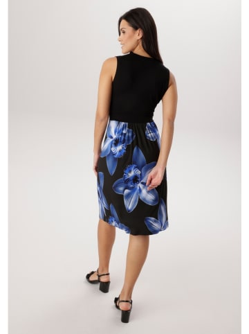Aniston Kleid in Schwarz/ Blau