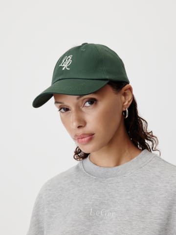 LeGer Cap "Nora" in Dunkelgrün