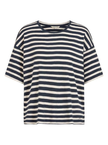 Herrlicher Shirt "Stinella" donkerblauw/wit
