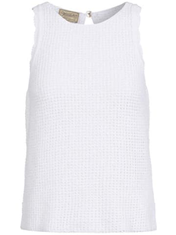 Herrlicher Stricktop "Andra" in Weiß