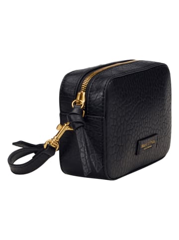 Marc O´Polo Leren schoudertas zwart - (B)20 x (H)10 x (D)3 cm