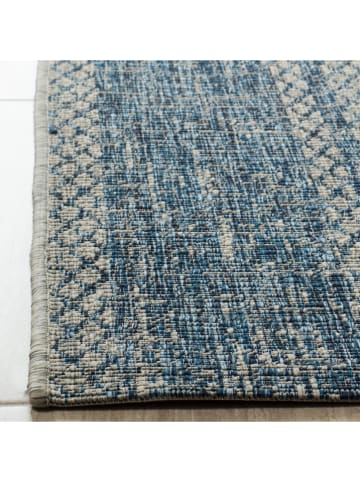 Safavieh Indoor-/ Outdoor-Teppich in Blau/ Grau