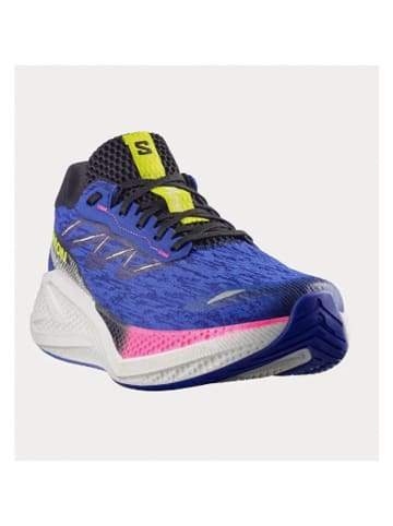 SALOMON Buty "AERO GLIDE 4" w kolorze czarno-różowo-niebieskim do biegania