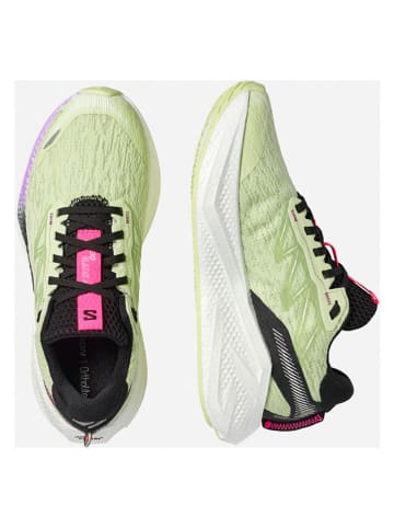 SALOMON Buty "AERO GLIDE 4" w kolorze zielonym do biegania