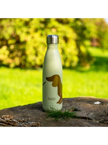 WD lifestyle Thermosfles "Dog" mintgroen/lichtbruin - 500 ml