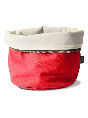 WD lifestyle Broodmand crème/rood - (B)30 x (H)20 cm