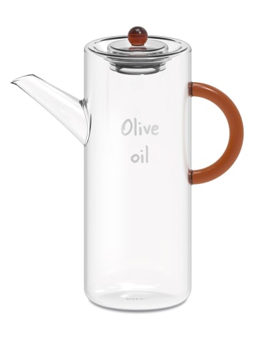WD lifestyle Dozownik w kolorze jasnobrązowym do oliwy - 500 ml
