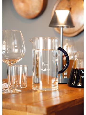WD lifestyle Karaf transparant/blauw - 1,3 l