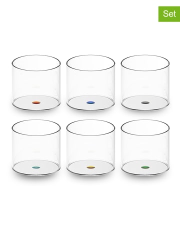 WD lifestyle 6er-Set: Gläser in Bunt - 350 ml