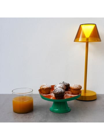 WD lifestyle Taartstandaard oranje/groen - (H)7,5 x Ø 18 cm