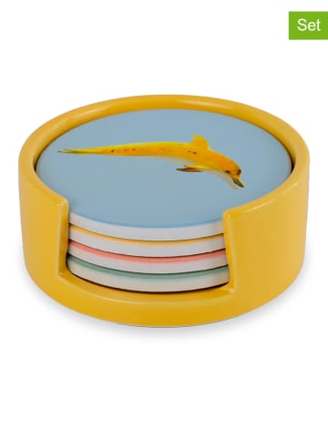 WD lifestyle 5er-Set: Untersetzer in Bunt - Ø 10 cm