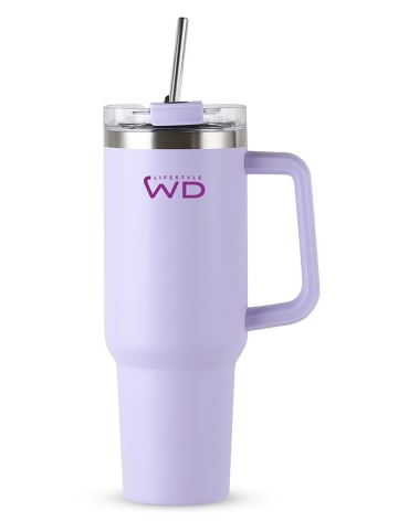 WD lifestyle Thermobecher ''American'' in Lila - 1,2 l
