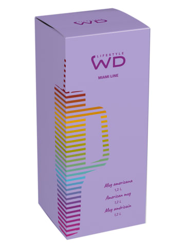 WD lifestyle Thermobecher ''American'' in Lila - 1,2 l