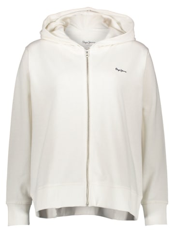 Pepe Jeans Sweatjacke in Creme