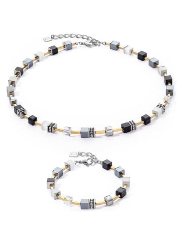 COEUR DE LION Gecoate ketting met Swarovski kristallen - (L)42 cm