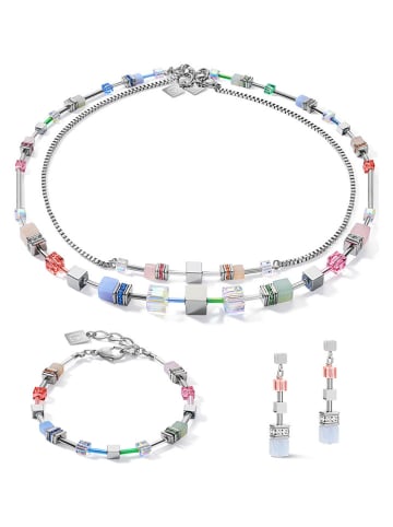 COEUR DE LION Beschicht. Halskette mit Swarovski Kristallen - (L)87 cm