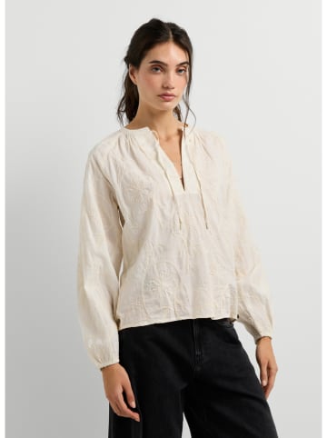 Pepe Jeans Bluzka "Frida" w kolorze kremowym