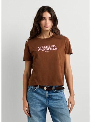 Pepe Jeans Shirt "Carla" lichtbruin