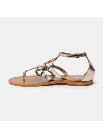 Les BAGATELLES Leder-Sandalen "Junta" in Gold