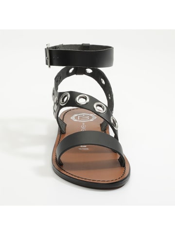 Les BAGATELLES Leren sandalen "Pernettya" zwart