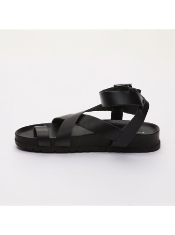 Les BAGATELLES Leren teensandalen "Vian" zwart