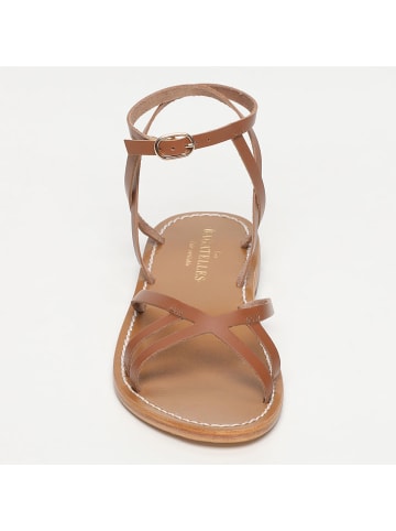 Les BAGATELLES Leren sandalen "Naposta" camel