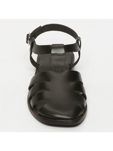 Les BAGATELLES Leder-Halbsandalen "Malva" in Schwarz