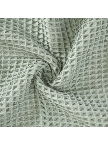 Homla Handtuch ''Vaffel'' in Grün - (L)90 x (B)50 cm