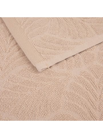 Homla 2-delige set: gastendoeken ''Estrella'' beige - (L)90 x (B)50 cm