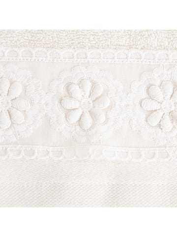Homla Badhanddoek ''Resu'' crème - (L)130 x (B)70 cm