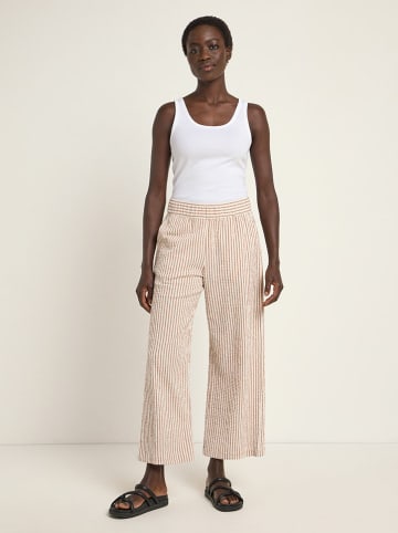 Lanius Broek camel/wit