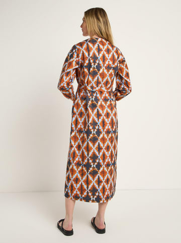 Lanius Jurk camel/zwart/wit