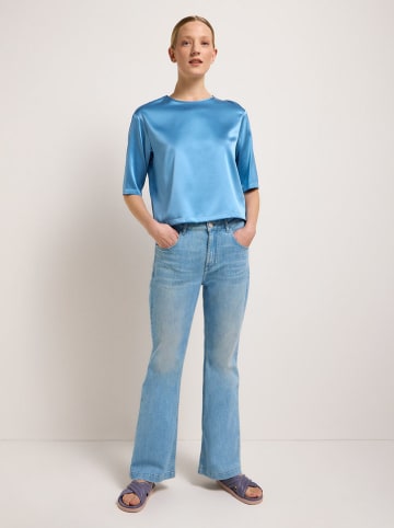 Lanius Seiden-Bluse in Hellblau