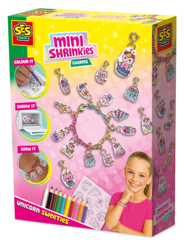 SES Zestaw do majsterkowania "Mini Shrinkies - Charms Unicorn Sweeties" - 5+