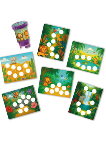 SES Creativiteitsset "Sticker stamper - Jungledieren" - vanaf 3 jaar
