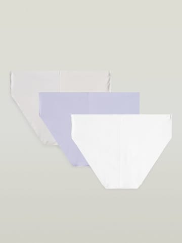 G-Star 3-delige set: slips wit/lila/crème