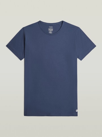 G-Star 3er-Set: Shirts in Blau/ Weiß/ Dunkelblau