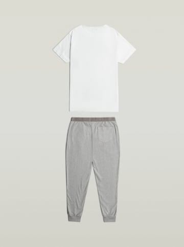 G-Star Pyjama wit/grijs