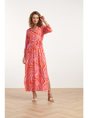Smashed Lemon Kleid in Orange/ Pink
