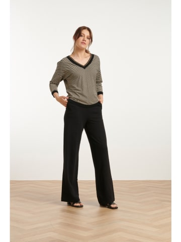 Smashed Lemon Bluse in Schwarz/ Gold