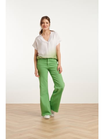 Smashed Lemon Jeans - Flared fit - in Grün