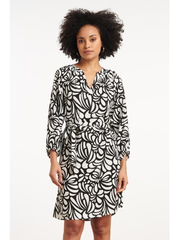 Smashed Lemon Kleid in Schwarz/ Weiß